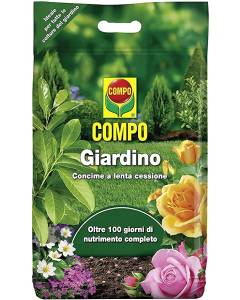 COMPO - 4kg - "GIARDINO" CONCIME A LENTA CESSIONE PER TUTTI I TIPI DI COLTURA