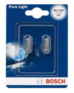 BOSCH - COPPIA LAMPADINE PURE LIGHT W1,2W / 12V 1,2W
