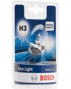 BOSCH - LAMPADINA PER AUTO PURE LIGHT H3 12 55W