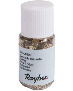 RAYHER - 10ml - GLITTER IN ALLUMINIO - COLORE ORO
