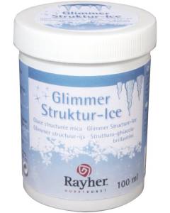 RAYHER - "GLIMMER STRUTTURA-ICE" - GEL CON BRILLANTINI A BASE D'ACQUA 100ML