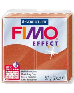 STAEDTLER - FIMO EFFECT SOFT - PASTA MODELLABILE SINTETICA 57gr - COLORE RAME METALLIZZATO 27