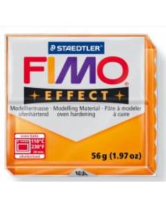 STAEDTLER - FIMO EFFECT SOFT - PASTA MODELLABILE SINTETICA 56gr - COLORE ARANCIO TRANSLUCIDO 404