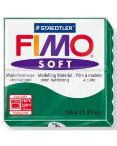   STAEDTLER - FIMO SOFT - PASTA MODELLABILE SINTETICA 57gr - COLORE VERDE SMERALDO 56