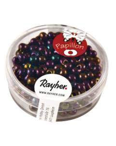 RAYHER - 18gr ROCAILLE PAPILLON 3,2X6,5MM COLORE AMETISTA