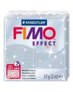 STAEDTLER - FIMO EFFECT - PASTA MODELLABILE SINTETICA 57gr - COLORE ARGENTO GLITTERATO 812