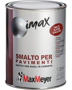 MAX MEYER - 1lt - SMALTO PER PAVIMENTI "IMAX" - COLORE BIANCO 