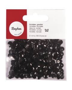 RAYHER - PAILLETTES BOMBATE NERE 6 MM