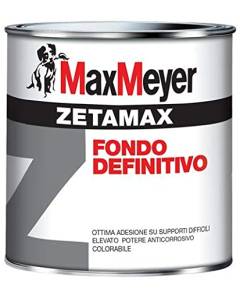 MAXMEYER - 500ml -  FONDO ANTIRUGGINE DEFINITIVO "ZETAMAX" - COLORE GRIGIO