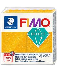 STAEDTLER - FIMO EFFECT - PASTA MODELLABILE SINTETICA 57gr - COLORE ORO GLITTERATO