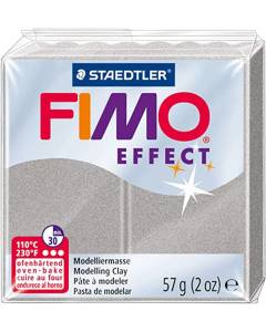 STAEDTLER - FIMO EFFECT - PASTA MODELLABILE SINTETICA 57gr - COLORE ARGENTO CHIARO