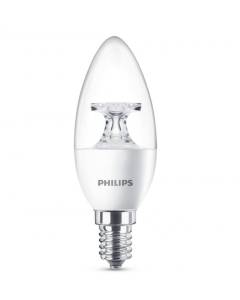 PHILIPS - LAMPADINA LED AD OLIVA TRASPARENTE 40W E14 WW 230V B35 - NON DIMMERABILE - LUCE CALDA NATURALE