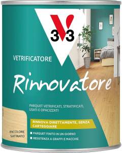 3V3 - VETRIFICATORE RINNOVATORE INCOLORE SATINATO 0,75 LT