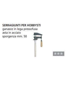 ORECA - SERRAGIUNTI PER HOBBISTY MM50X150    