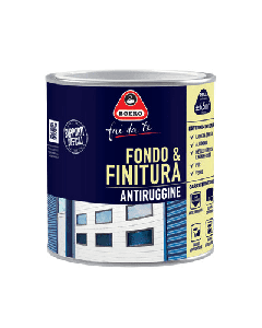 BOERO - FONDO & FINITURA ANTIRUGGINE BIANCO 0,500LT