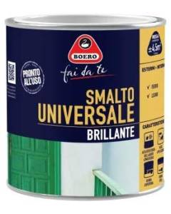 BOERO - SMALTO UNIVERSALE BRILLANTE BIANCO FLASH 0,500LT