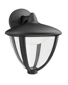 PHILIPS MYGARDEN OUTDOOR WALL LIGHT BLACK ROBIN LAMPADA DA PARETE LED 