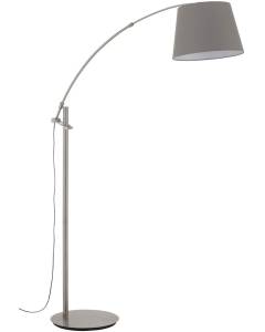 BRILONER - LAMPADA DA TERRA A STELO FLOOR h. max 182,5cm 1 x E27 IN NICKEL OPACO