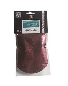 ESTRO- GLITTER IN POLVERE EXTRAFINE GRANATA 100 Gr