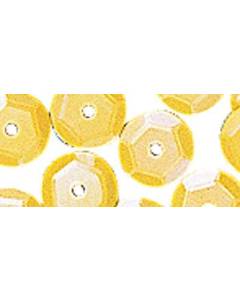 RAYHER - PAILLETTE CONCAVE GIALLO IRIDISCENTE 6MM - 6GR