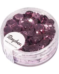 RAYHER - PAILLETTE CONCAVE ROSA ANTICO 6MM - 6GR