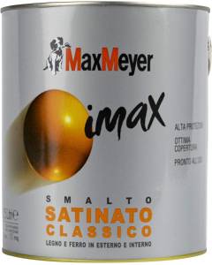 MAX MEYER - IMAX SMALTO A SOLVENTE SATINATO CLASSICO BIANCO GHIACCIO LT 2,5