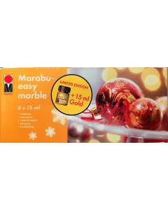 MARABU - SET EASY MARBLE 6 COLORI DA 125ML