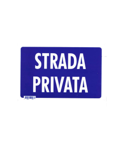 ROADART CARTELLO 20X30CM STRADA PRIVATA