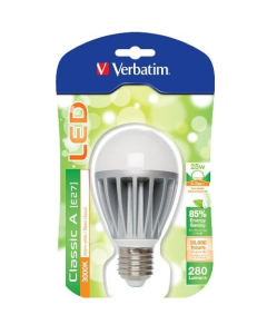 VERBATIN - LAMPADA LED CLASSIC A  E27 3000K 280 LUMES 4,5W WARM WHITE