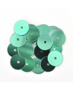 8 mm piatto rotondo paillettes 8260 verde confezione da 1