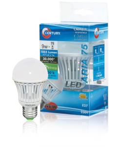Aria 75 lampadine LED, 9 W [Classe di efficienza energetica A]
