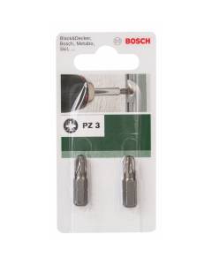 Bosch SET DI 2 PUNTE CACCIAVITI PZ3 25mm 2609255924