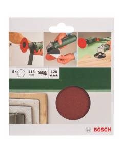 Bosch Dischi Abrasivi per Smerigliatrice Angolare a Strappo Rossa G 120