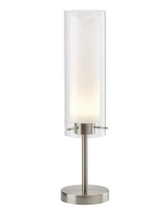 Briloner Leuchten - Lampada da Tavolo 5 W,Toni d'Argento [Classe di efficienza energetica A+]