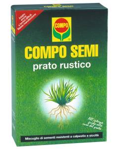 Compo 1380302005 Semi Prato, Rustico, 1 kg, Marrone, 7x19x27.5 cm