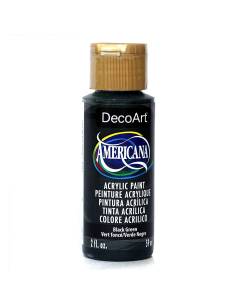 DecoArt Americana Vernice acrilica Multiuso, 59ml, Nero Verde