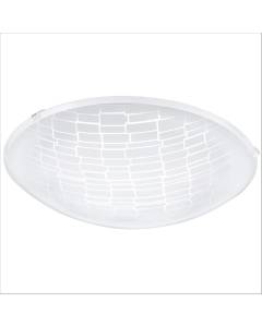 Eglo Malva 1 - Lampada da parete/soffitto in acciaio, 11 W, colore: bianco [Classe di efficienza energetica A+]