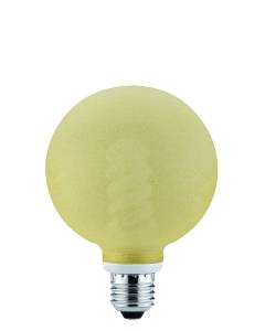 Energy-saving bulb, Global 100, 11 W E27Ice crystal, amber