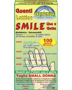 Guanti taglia small professionali Smile usa e getta 100 pezzi