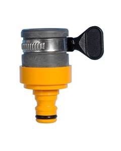 Hozelock Connettore per rubinetto rotondo, di 18 mm massimo di diametro, per rubinetti rotondi e ovali