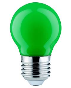 LED drop 0.6 W E27, green [Classe di efficienza energetica A]