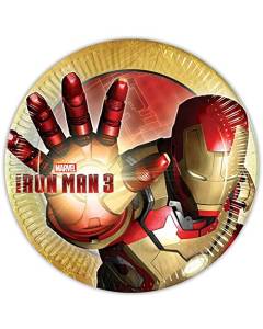 Marvel 23 cm Iron Man 3 Piatti da Festa