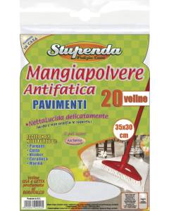 Panni pavimenti Mangiapolvere Antifaticaprofumo borotalco 35x30 cm 20 pezzi