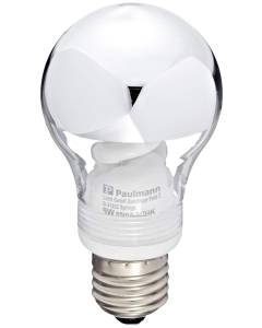 Paulmann 88079 Lampadina a risparmio energetico 9 W E27 , Colore Argento [Classe di efficienza energetica B]