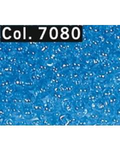Perline Rocailles lavabile 11/0 2,1 mm tubicino 12 G Fb 7080 azzurro