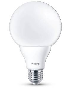 Philips LEDGL10G93B1 Lampadina LED a Globo, 60W, E27, WW, 230V, G93, ND/4 [Classe di efficienza energetica A]
