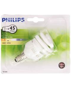 Philips T10Y8E14B1 Lampada, Luce Calda, 8 W, Bianco [Classe di efficienza energetica A]