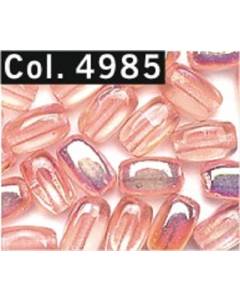 Riso perline 6 mm tubicino 85 pz colore salmone 4985