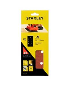 Stanley STA31517-XJ  5 FOGLI VELCRO 93X190 MM FORI B&D GRANA GROSSA