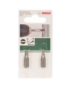 Bosch SET 2 PUNTE PER TRAPANO CON INTAGLIO LS, 25mm 2609255911